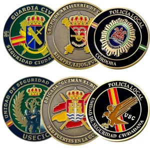 Factory Wholesale Custom Design Your Own Metal Soft Hard Enamel Naval Station Rota Tactical Leadership Program Tlp Spain Challenge Coins
