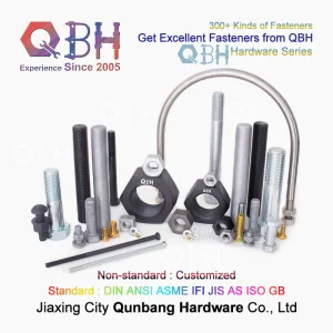 Threaded Standard Non-Standard Parts Metal Machining Construction Bridge Railway Solar Plant Building Furniture Auto Stainless Steel Bolt Nut Screw Fastener