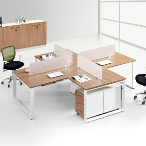 Modular Office Furniture Iron Frame Modern MDF Office Workstation
