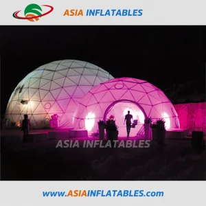Customized Mobile Inflatable Lighting Dome Inflatable Dome