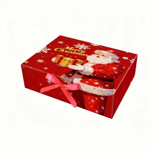 High-End Folding Christmas Package Box