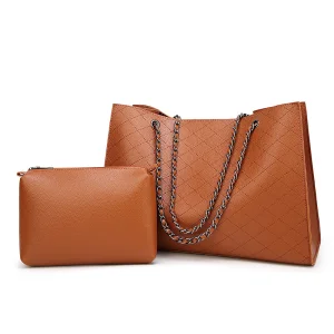 Bolso de cadena acolchado de PU