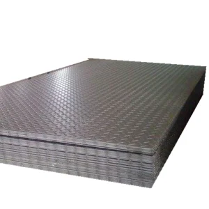 Floor Chequer Black Hot Rolled Checkered Steel Sheet
