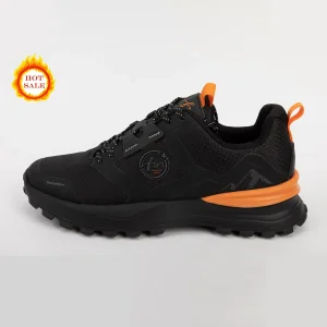 Custom Black Low Top Hiking Shoes