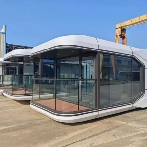 Prefab Space Capsule Hotel Room Modern Smart Modular Pod House for Resort and Travel Accommodatio