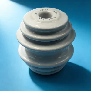 Aislador de porcelana tipo carrete ANSI 53-5 de alta calidad para líneas de transmisión