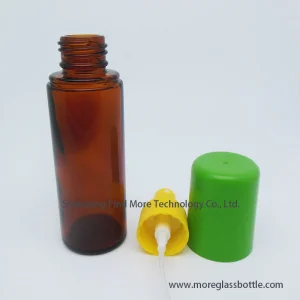 60ml Amber Glass Spray Bottles for Cosmetics or Pharmaceuticals