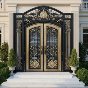 Luxurious Wrought Iron Security Gate