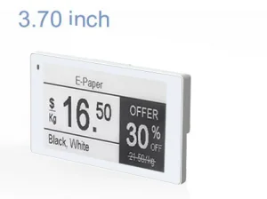 3.7" B/W E-Ink ESL Module with 2.4G SDR Wireless IP65 &amp; Custom OEM Stm32 Risk Control Critical Timing