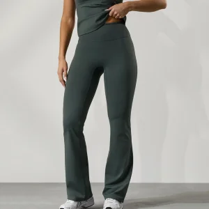 High waisted Quick dry Flared Yoga Leggings Petite