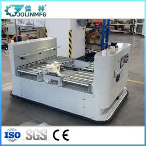 Automated Guided Vehicle Heavy Duty Roller Transfer Cart Trolley Agv