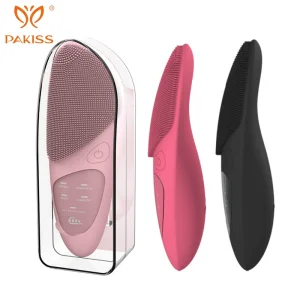 Pakiss Electric Facial Cleansing Brush, Waterproof Silicone Face Brush for Deep Cleaning, Blackhead Removal &amp; Eye Care