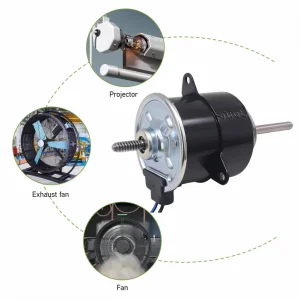 IE2 Efficiency Class 80W Rated Power 12 Volt High Torque Baleno Motor