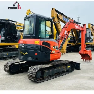 Kubota Kx155-5 Kx161 Kx165 Used Small Mini Used Excavator Machine with Rubber Track