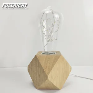 Modern Wooden Bedside Lamp