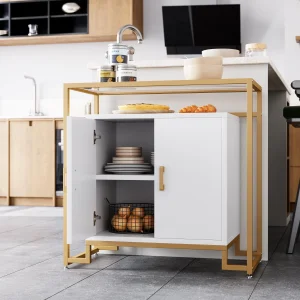 White Entryway Cabinet