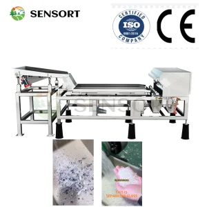 Solar Panel Recycling Machine Crushing Optical Color Sorting System