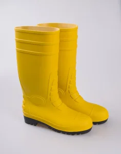 Yellow Rubber Gum Boots
