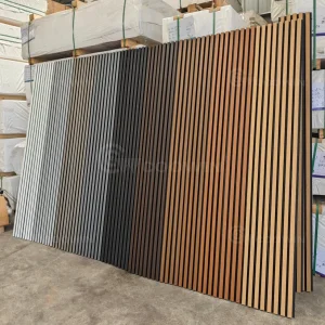 Free Samples Waterproof Outdoor Co Extrued WPC Wall Panel Slatted Composite Cladding