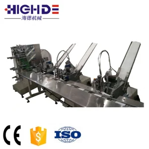 Automatic Napkin Cutlery Wrapper Factory Horizontal Flow Wet Wipe Wrap Equipment Pillow Pack Bag Facial Tissue Wrapping Machine