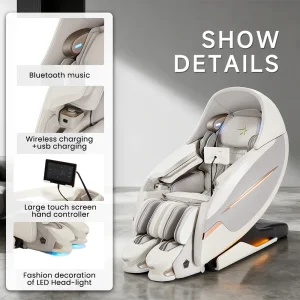 Smart 5d AI Voice Control Relaxed Waist Legs-Hip Stretch Massage Chair Moon Walker
