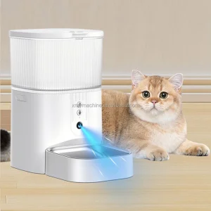 Fatali FTL-X35 Automatic Remote Pet Feeder Eco-Friendly Adjustable Portion Control Dispenser Scheduled Feeding Timer for Cats
