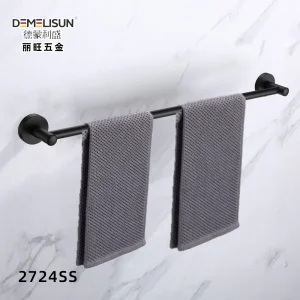 Estante de baño para toallas, estantes de acero inoxidable montados en la pared, dobles