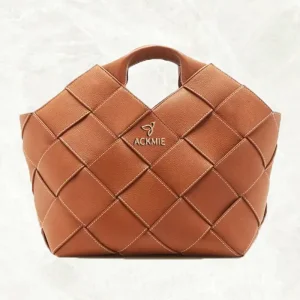Braided Leather Handbag