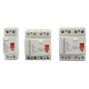 RCCB RCD Residual Current Device for Electrical Equipment EV Charger Solar Panel