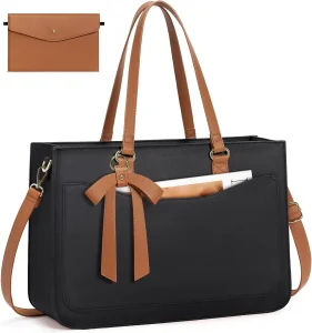 Commuter Bag Business Office Briefcase Large Capacity Handbag Shoulder Bag Professional Office