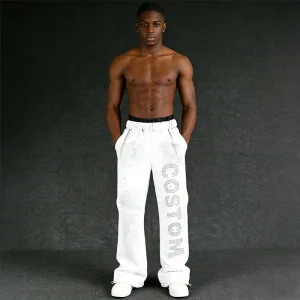 Manufacturer Custom Streetwear Trend Men's Sweatpants Jogger Training Fitness Pants Trousers for Men Outdoor