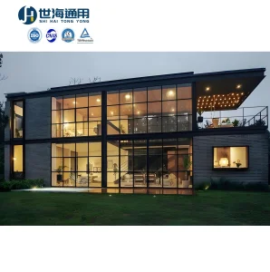 Cheap Fully Equipped Modular House Prefab Homes Light Steel Structure Mansion Houses Luxury Prefabricated Villas for Sale