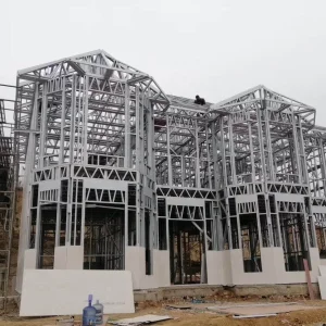 Strong Durable and High Quality Customized Light Gauge Steel Structure Prefab House for Villa Building