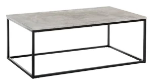 Rockplate Coffee Table Customized Hotel Living Room Metal Side Table