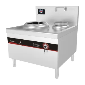Freestanding Single Burner Induction Wok Range with Small Water Pot