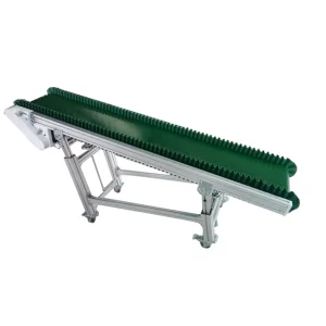 Food Processing Feeding Equipment Food Grade Silicone Climbing Belt Conveyor High Temperature Resistant Custom Production