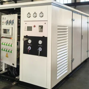 Smart Containerized Air Cooled Compressor 1500nm3/H CNG Daughter Filling Station for Feeding The Gas Pump