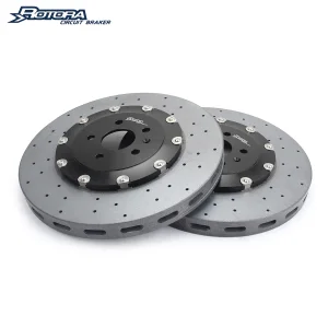 Durable Pro Carbon Fiber Ceramic Disc Brake Suitable for 4-6-8-10 Piston Factory Replacement for Buick Chevy GMC RAM Ford