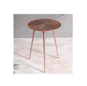 Wholesale Supply Custom Shape Aluminium Side Table Elegant Coffee Table for Sofa Side Bedroom or Entryway for Sale