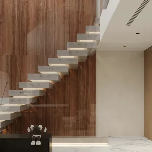 Sintered Stone Marble Travertine Red Color Slab 1200X2700X6mm