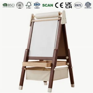 Eco Friendly Adjustable Wooden Easel for Kids