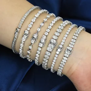 3mm Moisanite Classic Tennis Bracelet