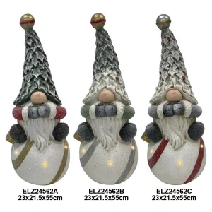 Fiber Clay Christmas Gnome