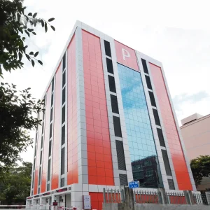 Automated Parking Tower with Smart Lighting and Energy Management System