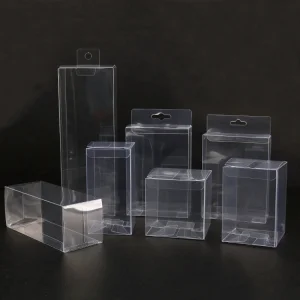 Cube Gift Acetate Box Transparent Packaging
