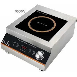 5000W Commercial Stainless Steel Induction Heating Machine Electric Cooker 220-240V