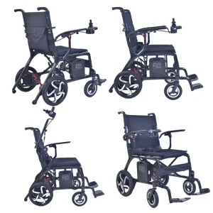 Backrest Adjustable Foldable Sports Lightweight Foldable Electric Cushion Folding Wheelchair