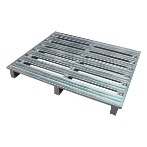 Guichang Steel Rack Logistics Galvanized Forklift Iron Pallet Iron Pallet Warehouse Turnover Four-in Fork Iron Pallet