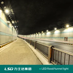 Iluminación industrial a prueba de agua para almacenes, luz LED de alta bahía para la industria y luz de túnel