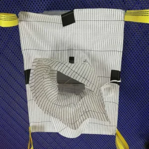 1ton Saco Super Sack Condutivo 1.5ton Saco Grande com FIBC Antiestático Preto 2ton Saco Jumbo para Transporte de Pó Inflamável